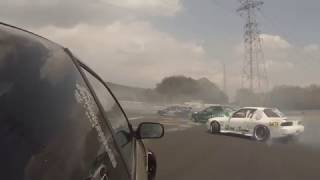 【Drift】第3回日光痛車走行会　ドリフト上級　180SX車載