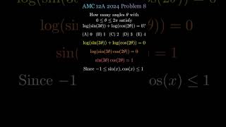 AMC 12 Problem EXPLAINED in 40 Seconds! Can You Solve It? 🚀