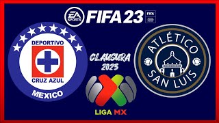 CRUZ AZUL vs SAN LUIS | Liga BBVA | Fifa 22/23 Gameplay Highlights (No Commentary)