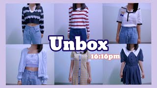 Unbox 📦 | เสื้อผ้าแฟชั่น สไตล์เกาหลี ร้านในไอจี คุณภาพดี ราคาถูก👚 ; 16:16pm