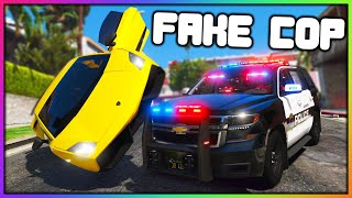 GTA 5 Roleplay - FAKE COP TAKES MONEY FROM ROBBERS | RedlineRP