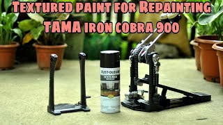 Textured Paint - Repainting TAMA Iron cobra 900