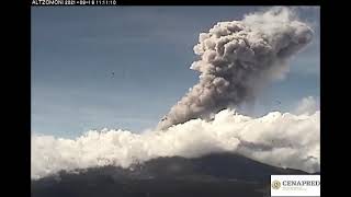 BREAKING: KITÖRT A Popocatepetle VULKÁN MEXICOBAN-  popocatepetle, mexico explosion - GLOBO PANORAMA