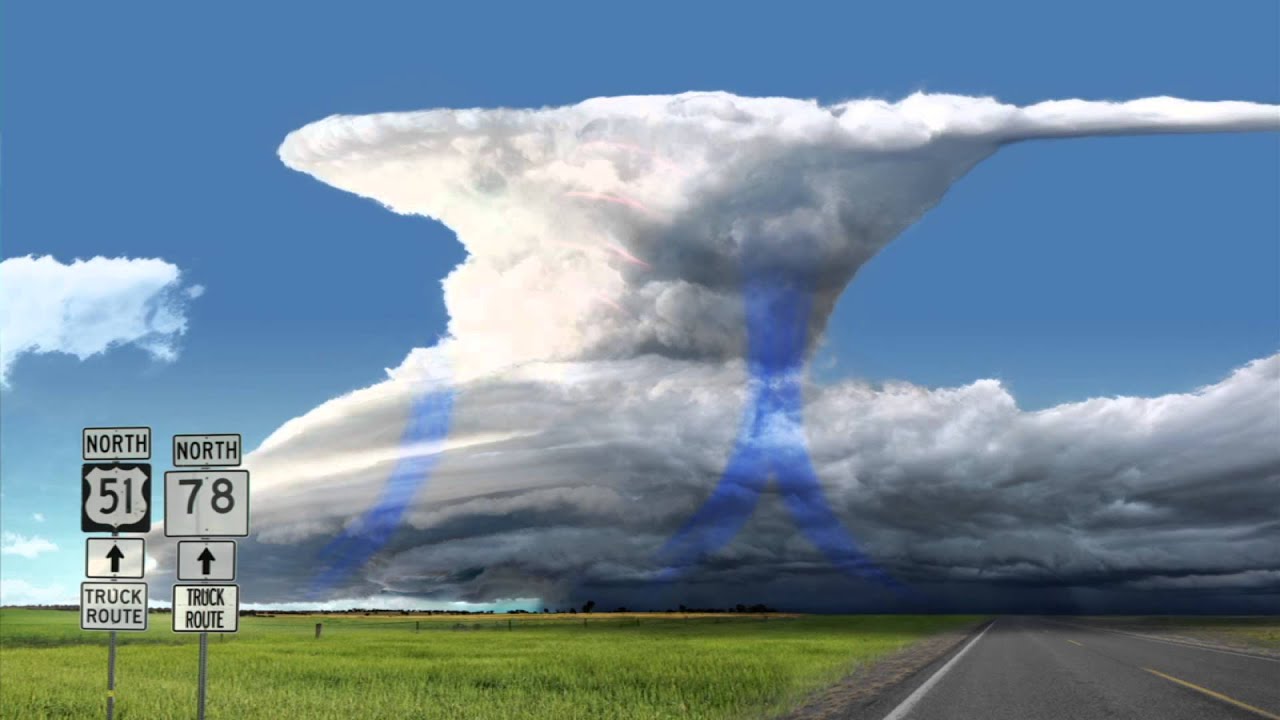 Tornadoes From Below And Above - YouTube