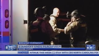 Standoff ends peacefully