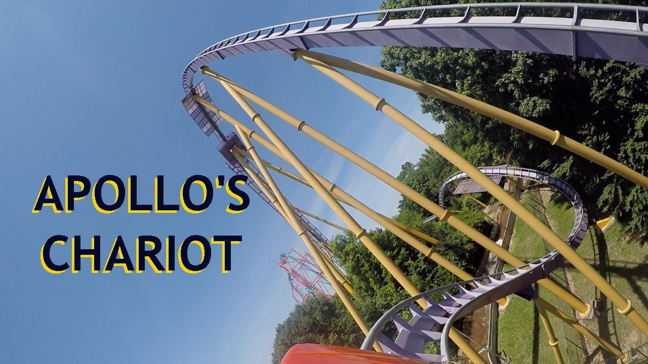 Apollo's Chariot POV 60FPS HD Busch Gardens Williamsburg Front Seat On ...