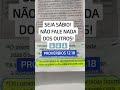 seja sÁbio nÃo fale nada dos outros. palavradosenhor deus sabio palavradedeus sabedoria bible