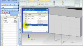 Solid Edge and excel connection