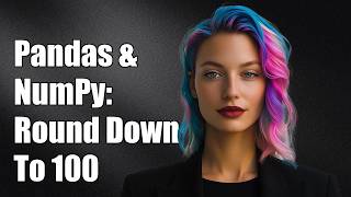 pandas, numpy round down to nearest 100