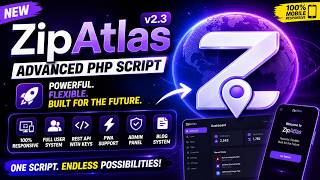 ZipAtlas SaaS Demo | Advanced Postal Code Finder Script | Installation Guide + Features Overview