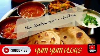 Indian food experience - Nila restaurant in Jaffna