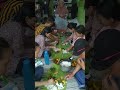 Makan Nasi liwet Bersama sama Raos pisan# shorts# kuliner#khas# sunda