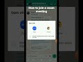 How to join a zoom meeting from phone.
