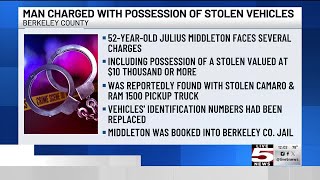VIDEO: SLED charges Berkeley County man with vehicle fraud