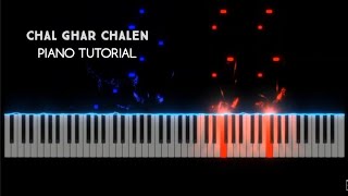 Chal Ghar Chale Piano Tutorial | Arijit Singh | Malang | Aditya Roy Kapoor