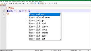 PHP Nested Loop Exercise-4 Video Tutorials