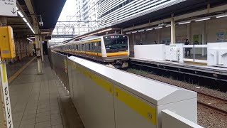 E233系8000番台ナハN22編成 快速立川行き 武蔵小杉駅到着