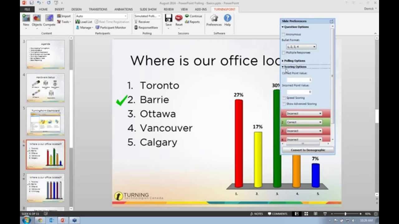 Turningpoint Powerpoint Polling New User Training Youtube