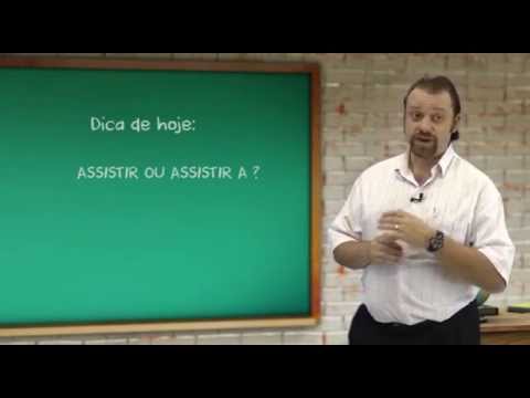 Quadro Na Sala De Aula - Regência Do Verbo "assistir" - YouTube