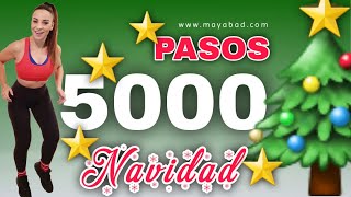 1106 - CARDIO sin Impacto🔥 5000 PASOS en Casa en 40 minutos 🎄 NAViDAD 🎄