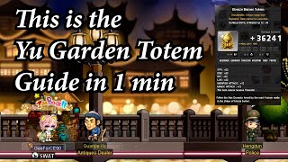 Yu Garden Totems Guide in 1 min  | MapleStorySea