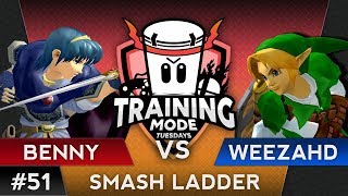 TMT 51 - Benny (Marth) VS weezahd (Link) - SSBM Smash Ladder - Melee