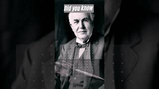 did you know the unique invention of Thomas Edison ? #youtubeshorts #thomasedison