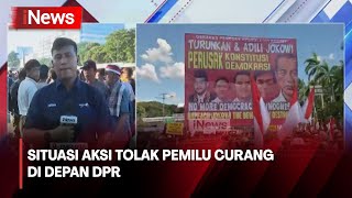 Situasi Aksi Tolak Pemilu Curang di Depan DPR, Massa Desak Usut Tuntas Pelanggaran- iNews Sore 19/03