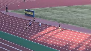 2022 第1回県記録会 中学女子4×100mRタイムレース1組・2組