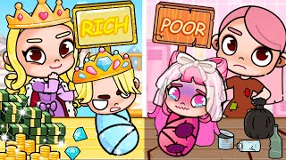 👑💖 Rich Prince Marry Poor Girl At Birth l Sad Story | Avatar World | Puza Games l Pinky Love Stories