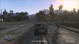 Jumps Rapist Van On GTA V