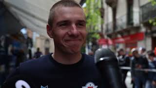 Remco Evenepoel  Interview at the finish   Stage 1   Itzulia Basque Country 2024