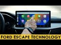 Android Auto and Apple CarPlay in the Ford Escape (2023-2024 models)