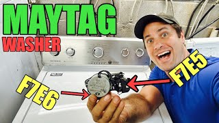 This Maytag Centennial Washer Won’t Change Cycles | F7E5 F7E6 Codes | MVWC415EW1 | Actuator Swap