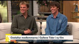 Valdemar Wahlbeck \u0026 Phoenix Parnevik in TV4 Nyhetsmorgon - about the coming Gyllene Tider movie