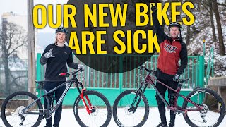 OUR NEW MOUNTAIN BIKES ARE SICK!!