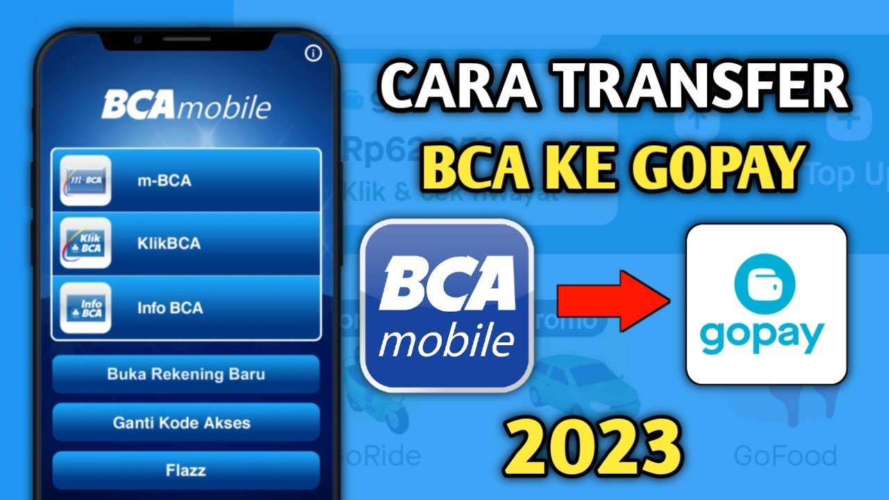 Cara Transfer BCA Ke Gopay Terbaru | Cara Kirim Uang Dari BCA Ke Gopay ...