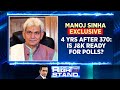 News18 LIVE | Jammu Kashmir LG Manoj Sinha On Article 370 Updates | Data Protection Bill News