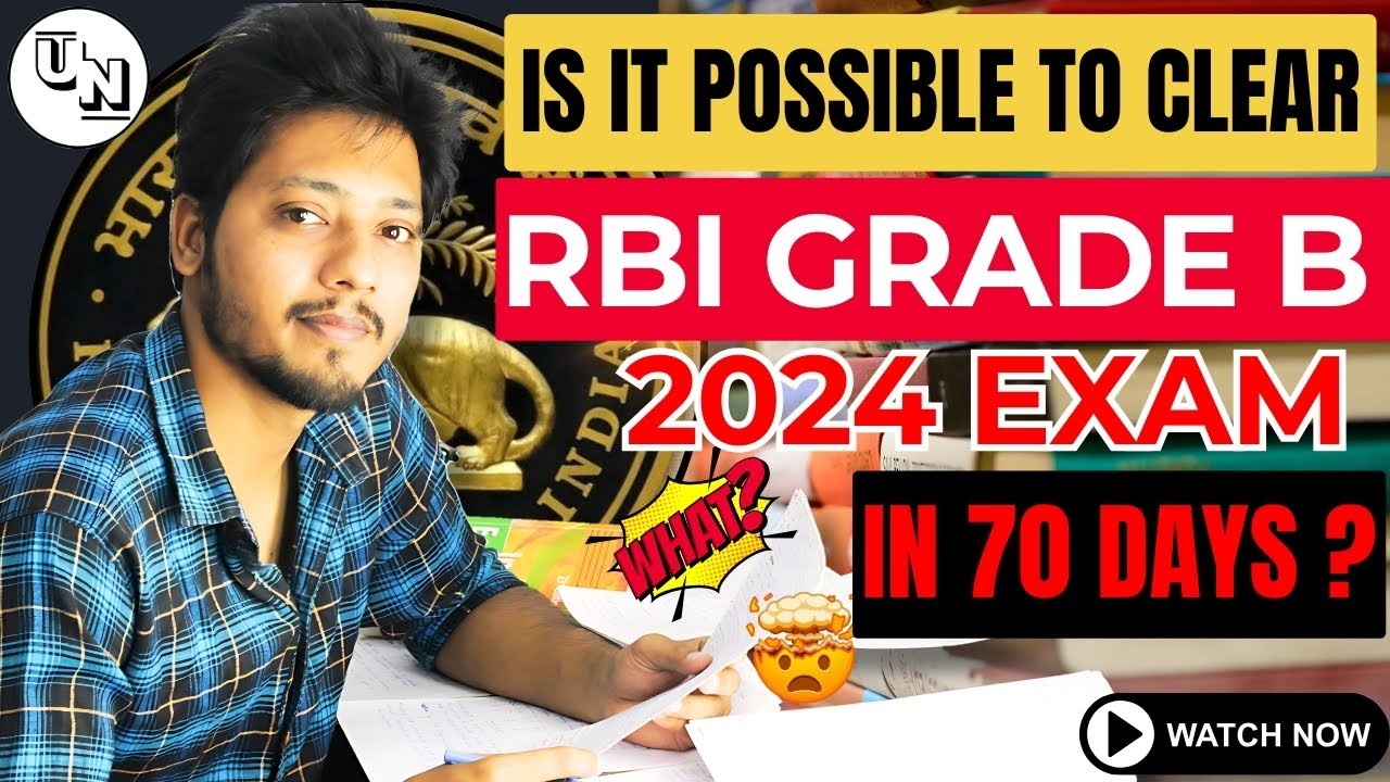 Two Month Strategy For RBI Grade B Exam | RBI Grade B 2024 Notification ...