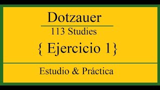 Dotzauer 113 Studies- Ejercicio 1, Cello Sheet Music \u0026 Practice