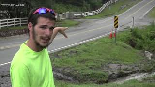 2 North Carolina Towmen use 30 Foot Winch Cable for Water Rescue