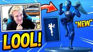 NINJA REACTS TO *NEW* ZANY DANCE/EMOTE! CRINGY! Fortnite SAVAGE & FUNNY Moments NINJA REACTS TO *NEW* ZANY DANCE/EMOTE! CRINGY! Fortnite SAVAGE & FUNNY Moments