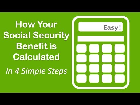 Video: How To Calculate Social Security Benefits Video: How To Calculate Social Security Benefits