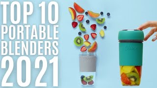 Top 10: Best Portable Blenders for 2021 / Personal Blender for Shakes, Smoothies, Juice, Cocktails