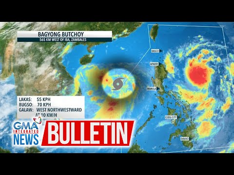 Lumabas na ng PAR ang bagyong Butchoy GMA Integrated News Bulletin