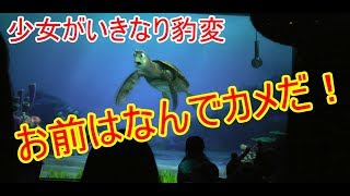 🔵【少女豹変】お前はなんでカメだ！！【タートルトーク】東京ディズニーシー