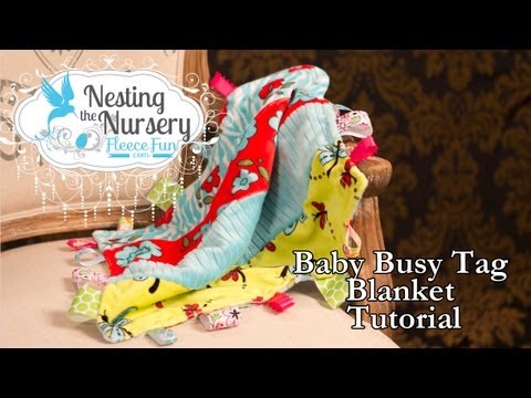 How to make a baby tag blanket How to make a baby tag blanket