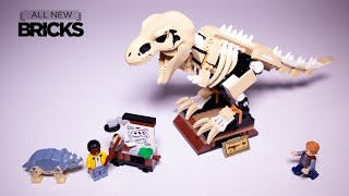 Lego Jurassic World 76940 T. rex Dinosaur Fossil Exhibition Speed Build