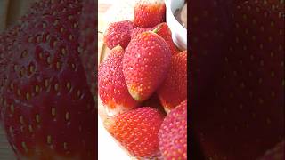 #satisfying #asmr #strawberries #nutella #snacks #shortsvideo