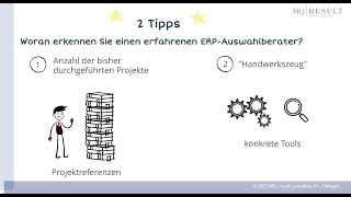 Vorteile und Nutzen eines unabhängigen ERP-Beraters in der ERP-Auswahl und der ERP-Einführung